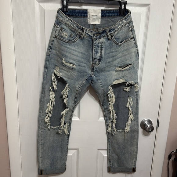NWOT One Teaspoon Saints Boyfriend Jeans Montana Size 23 - Picture 6 of 8
